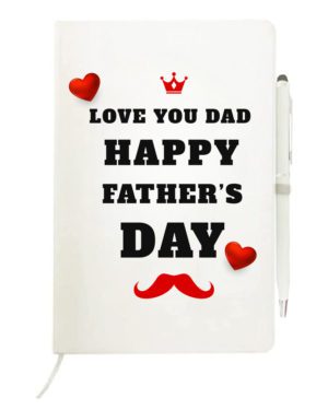 Notepad with Pen gift for Dad