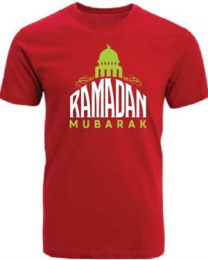 Ramadan Mubarak Round neck T-shirt for kids