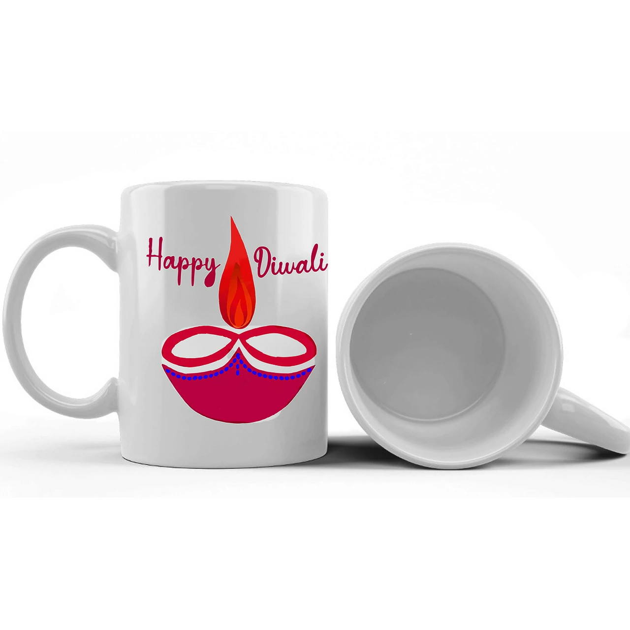 Happy Diwali Printed Ceramic Mug Gifts for | Diwali Gifts, Diwali Gift Items, Diwali Gifts for Friends, Diwali Gifts for Friends and Family, Gifts for Diwali (Design 5)