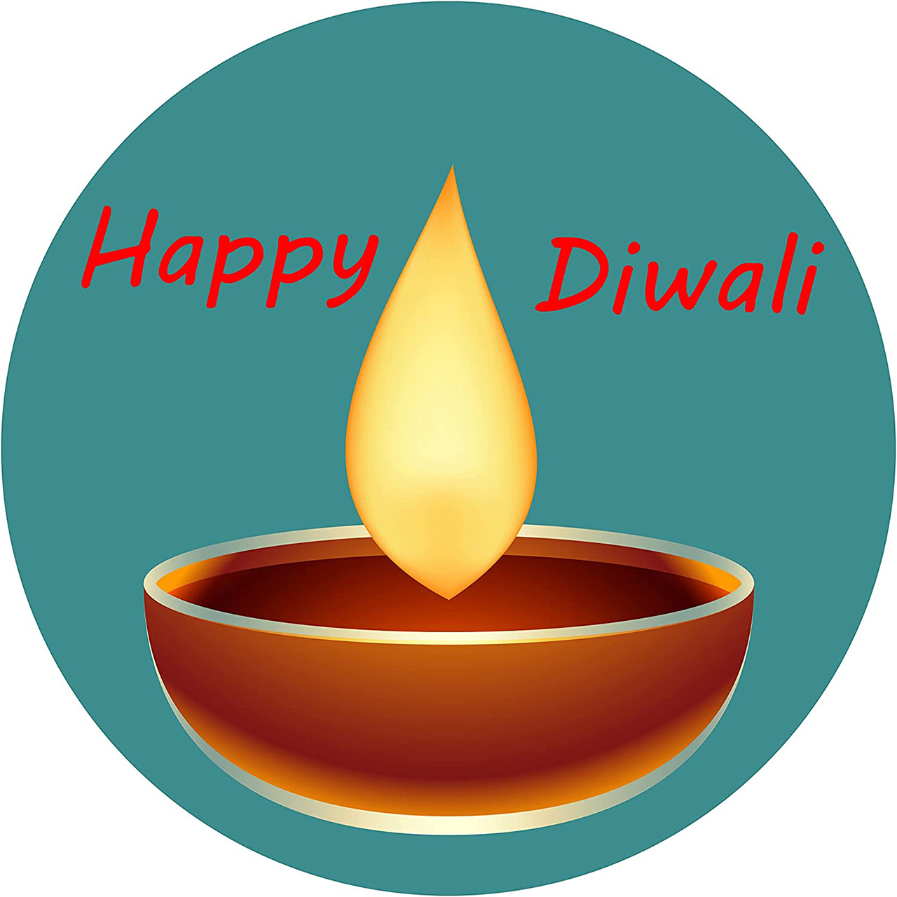 Diwali Stickers Ideal for Gift Wrapping Diwali Stickers for Gift Bag Happy Diwali Vinyl Sticker