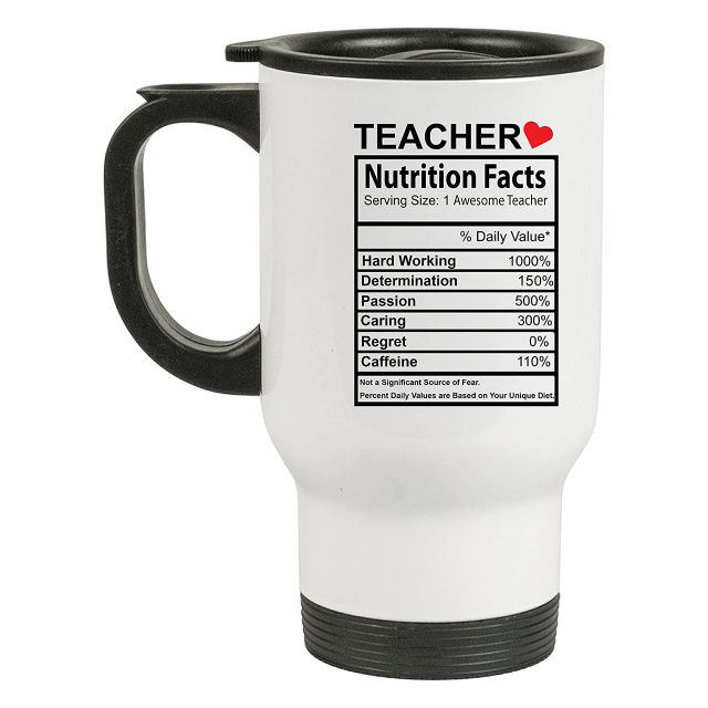 TEACHERS APPRECIATION TRAVEL MUG GIFTS FOR TEACHERS DAY | WORLD TEACHERS DAY | TEACHERS DAY GIFT (Design 10)