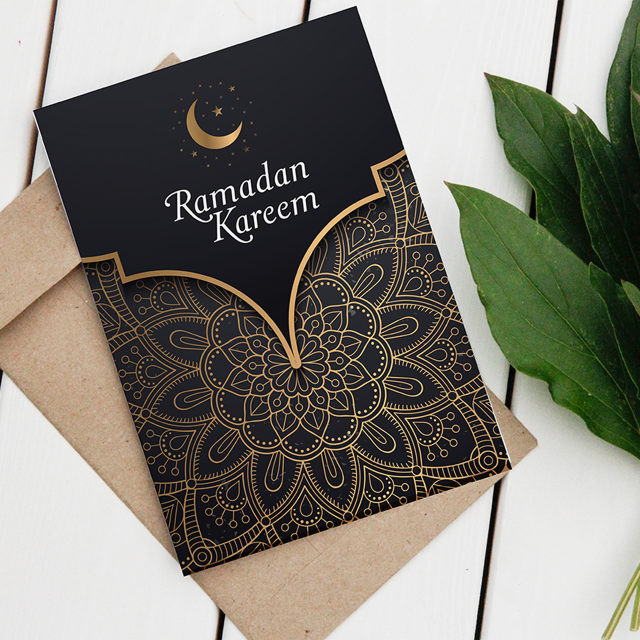 RAMZAN KAREEM GREETING CARD FOR FRIENDS/FAMILY (Design 4)