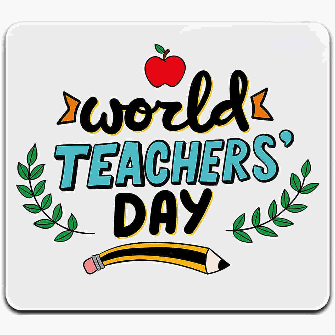 HAPPY TEACHERS DAY MOUSE PAD (Design 5)