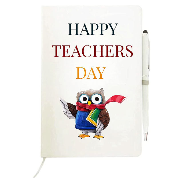 TEACHERS APPRECIATION NOTEBOOK GIFTS FOR TEACHERS DAY | WORLD TEACHERS DAY | TEACHERS DAY GIFT (Design 6)