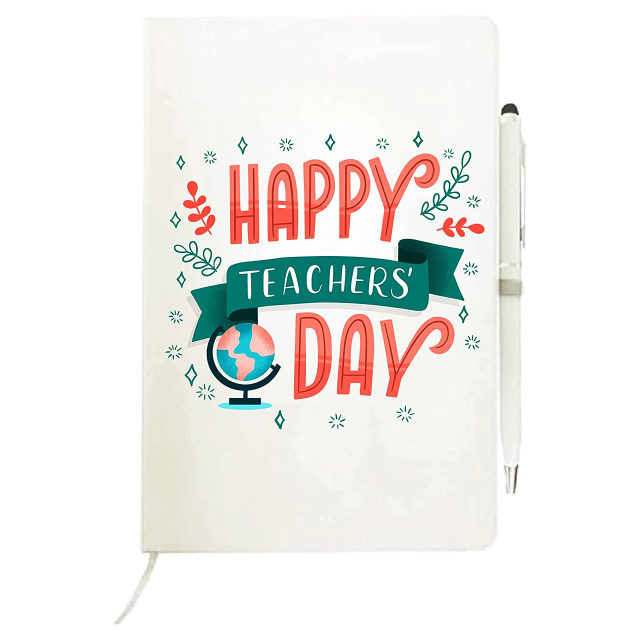 TEACHERS APPRECIATION NOTEBOOK GIFTS FOR TEACHERS DAY | WORLD TEACHERS DAY | TEACHERS DAY GIFT (Design 7)