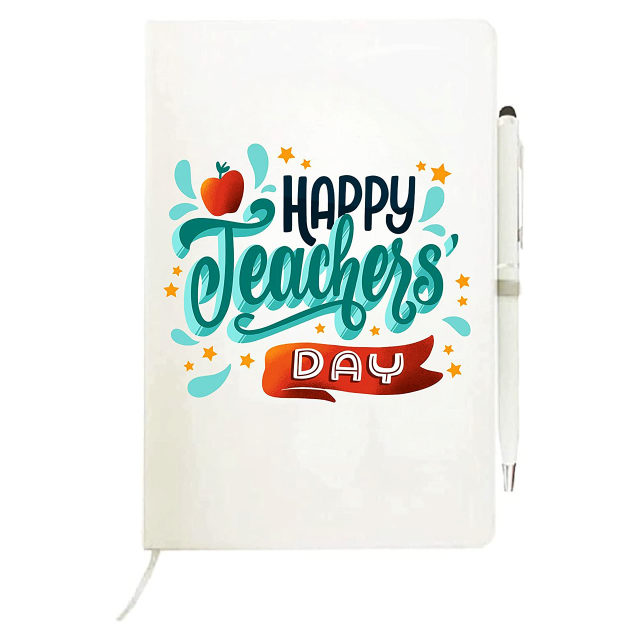TEACHERS APPRECIATION NOTEBOOK GIFTS FOR TEACHERS DAY | WORLD TEACHERS DAY | TEACHERS DAY GIFT (Design 8)
