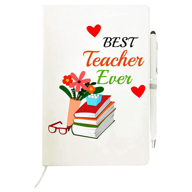 TEACHERS APPRECIATION NOTEBOOK GIFTS FOR TEACHERS DAY | WORLD TEACHERS DAY | TEACHERS DAY GIFT (Design 9)