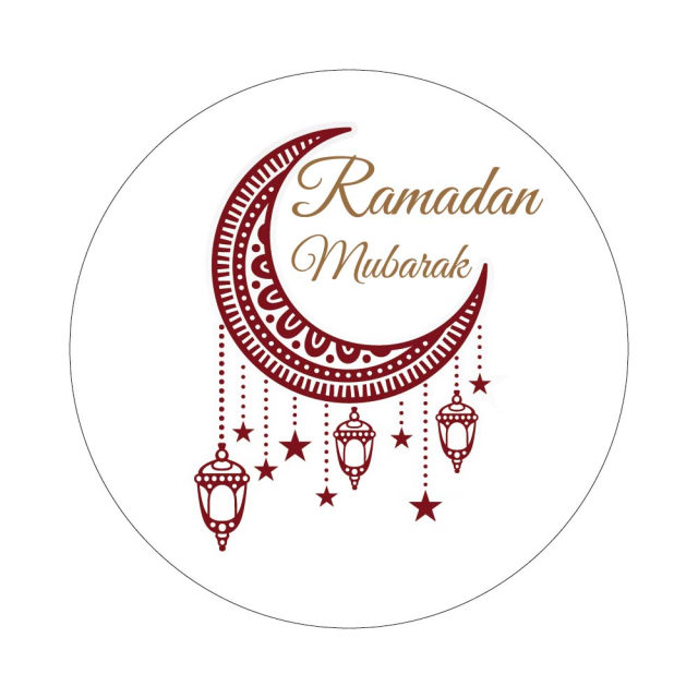 RAMZAN KAREEM STICKERS IDEAL FOR GIFT WRAPPING OR ENVELOPE (Design 2)