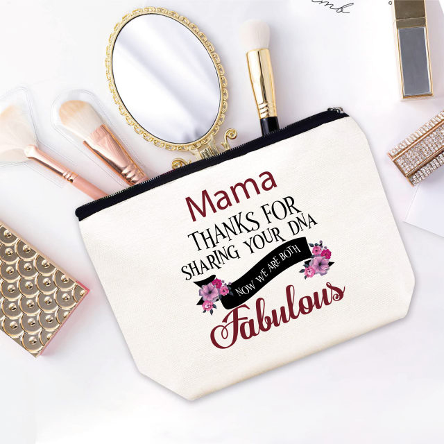 PERSONALIZED COSMETIC BAG GIFT FOR MOM ON MOTHER’S DAY (Design 5)