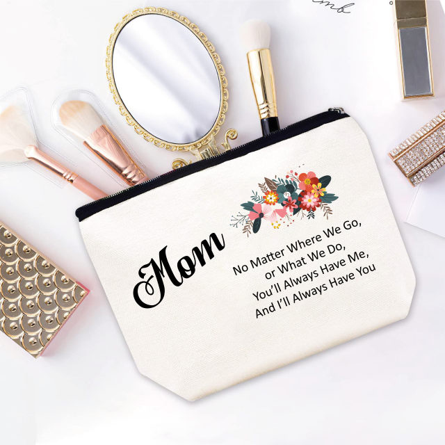 PERSONALIZED COSMETIC BAG GIFT FOR MOM ON MOTHER’S DAY (Design 2)