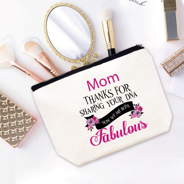 PERSONALIZED COSMETIC BAG GIFT FOR MOM ON MOTHER’S DAY (Design 4)