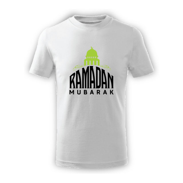 Ramadan Mubarak Round neck T-shirt Design for Kids