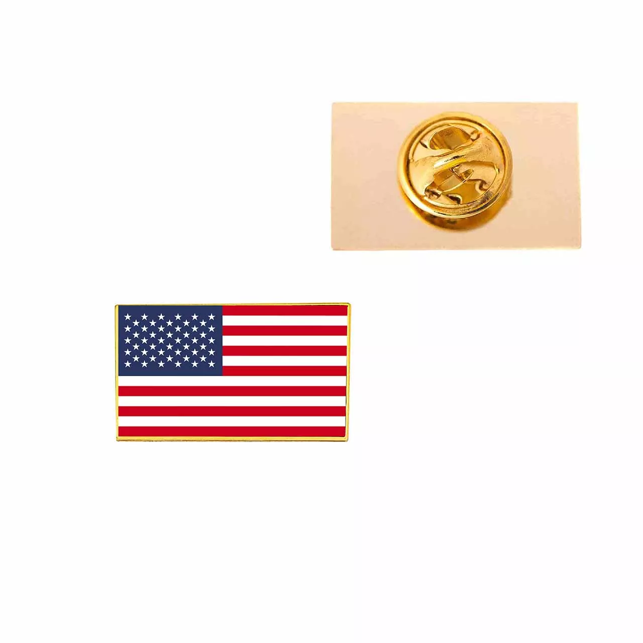 USA Metal Flag Lapel Pin