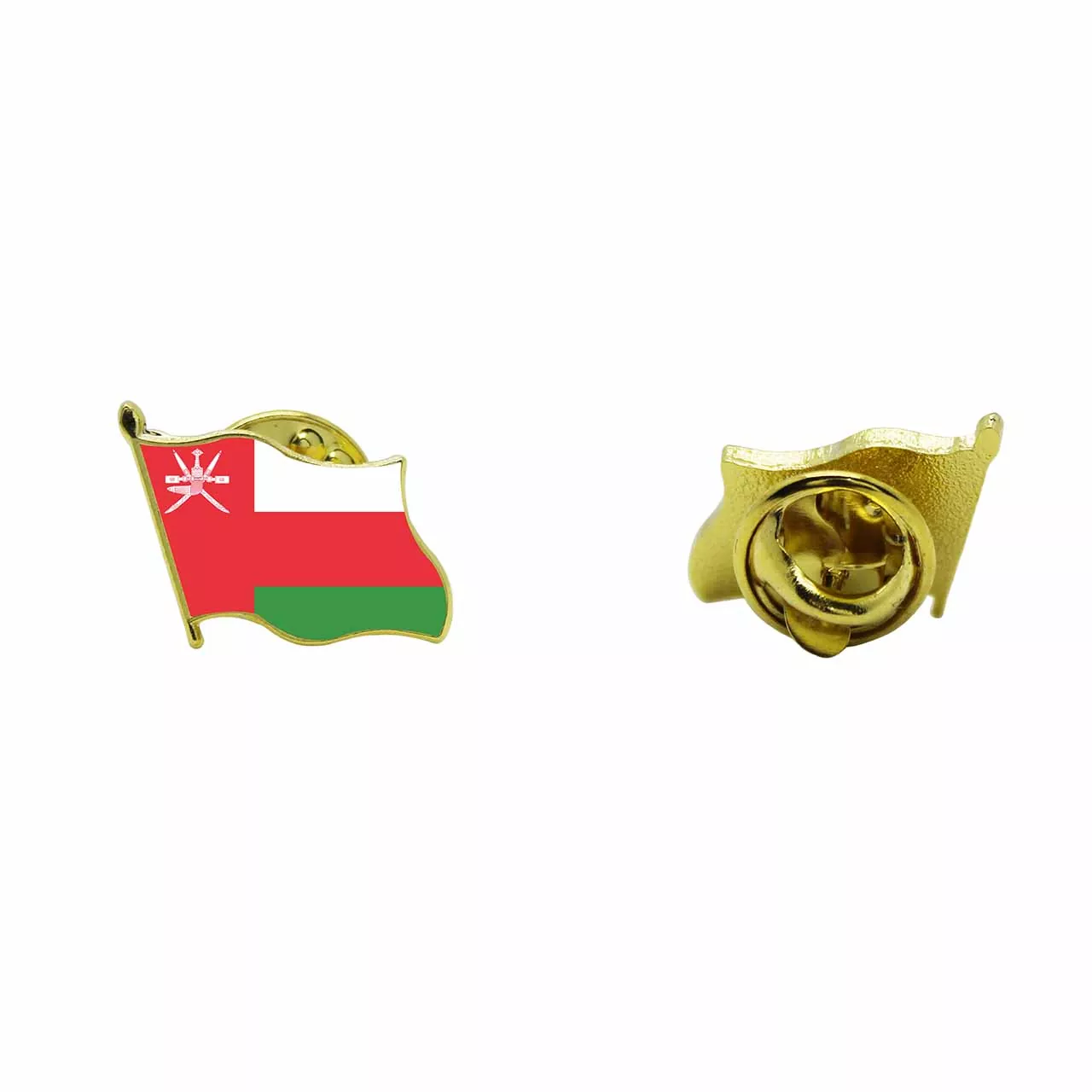 Oman Metal Flag Lapel Pin
