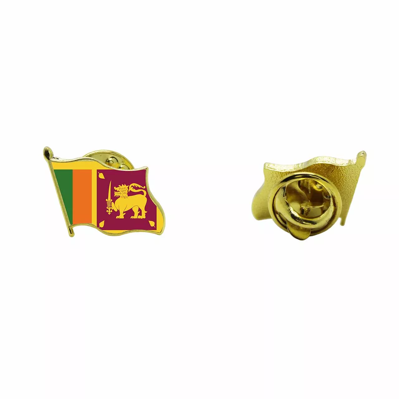Sri Lanka Metal Flag Lapel Pin