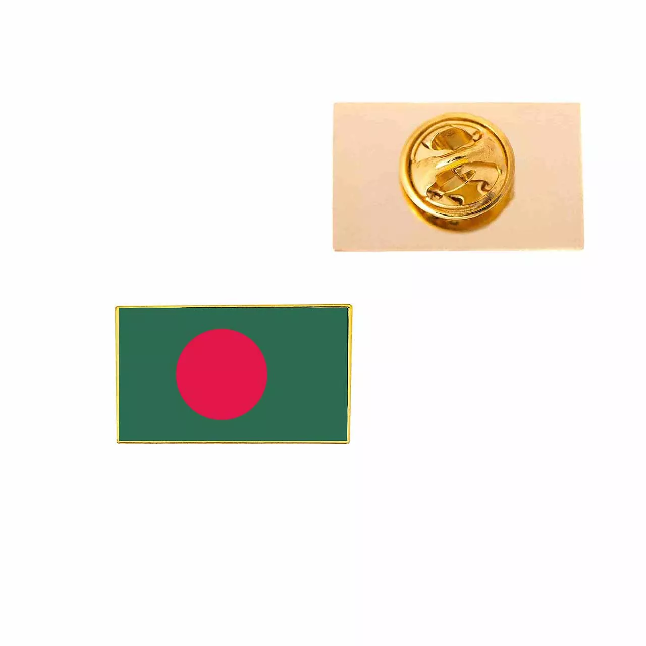Bangladesh Metal Flag Lapel Pin