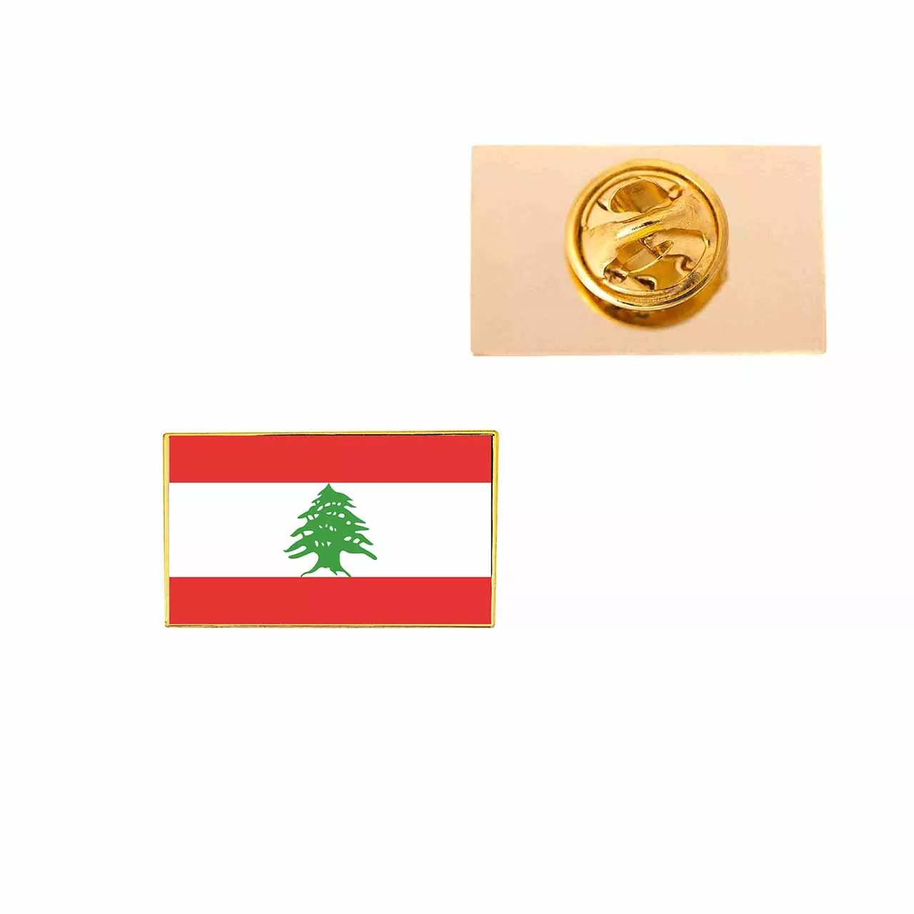 Lebanon Metal Flag Lapel Pin