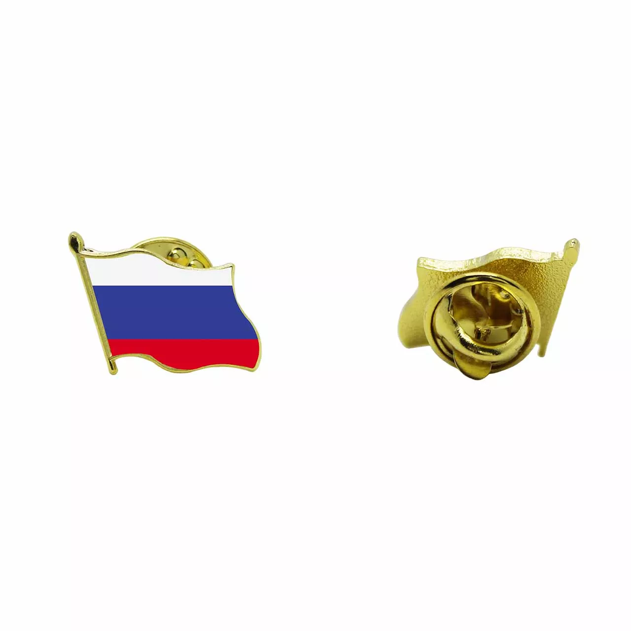 Russia Metal Flag Lapel Pin