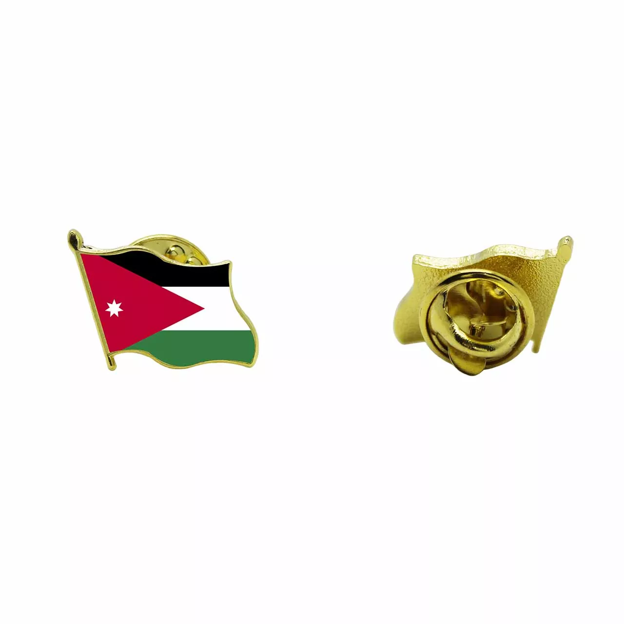 Jordan Metal Flag Lapel Pin