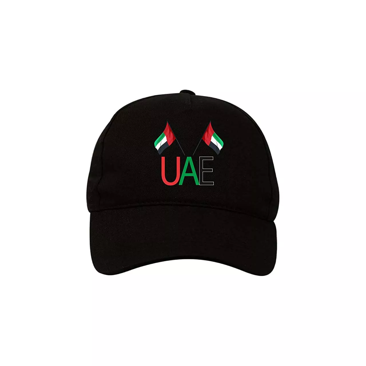 5 Panel UAE Caps Black (Design 2)