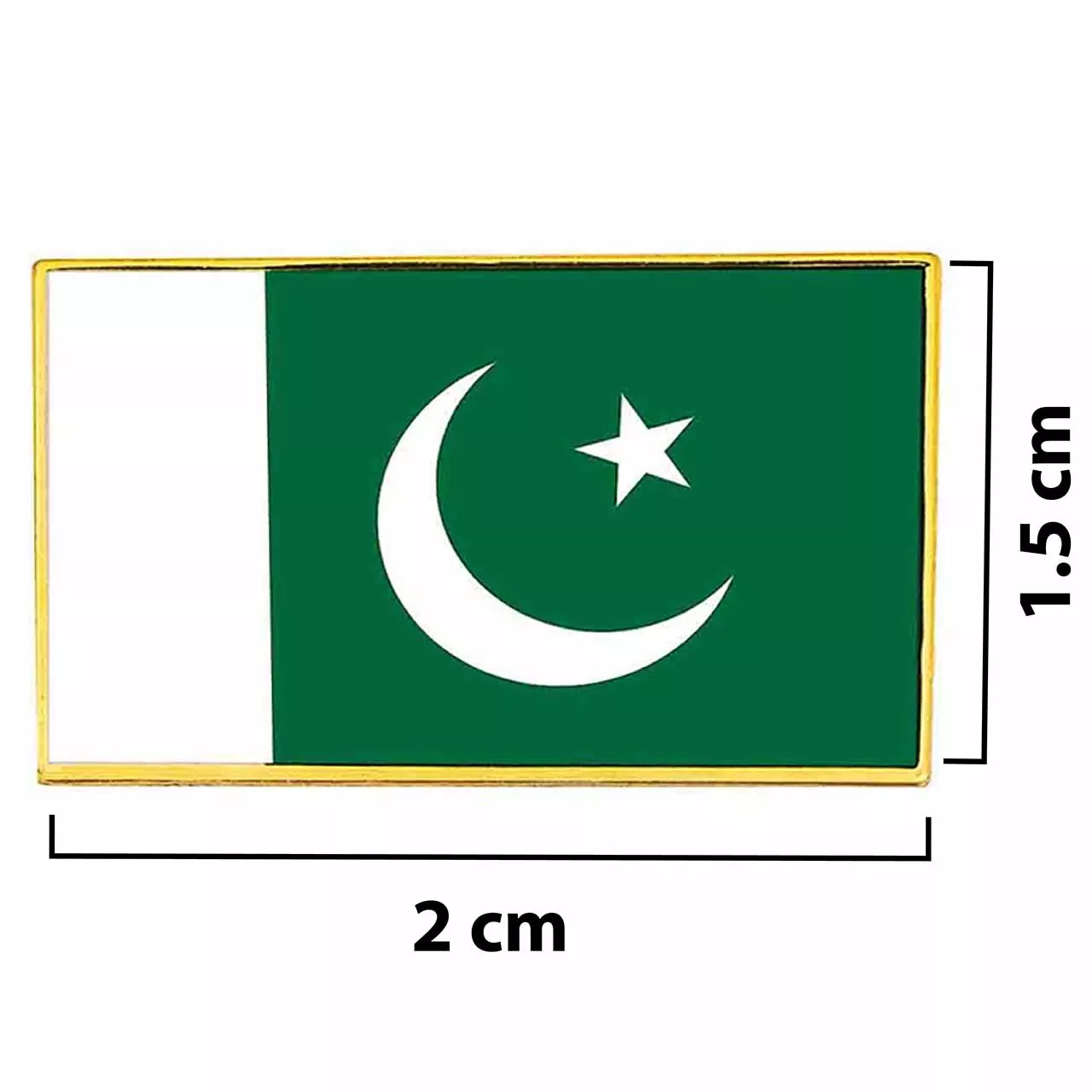 Pakistan Metal Flag Lapel Pin