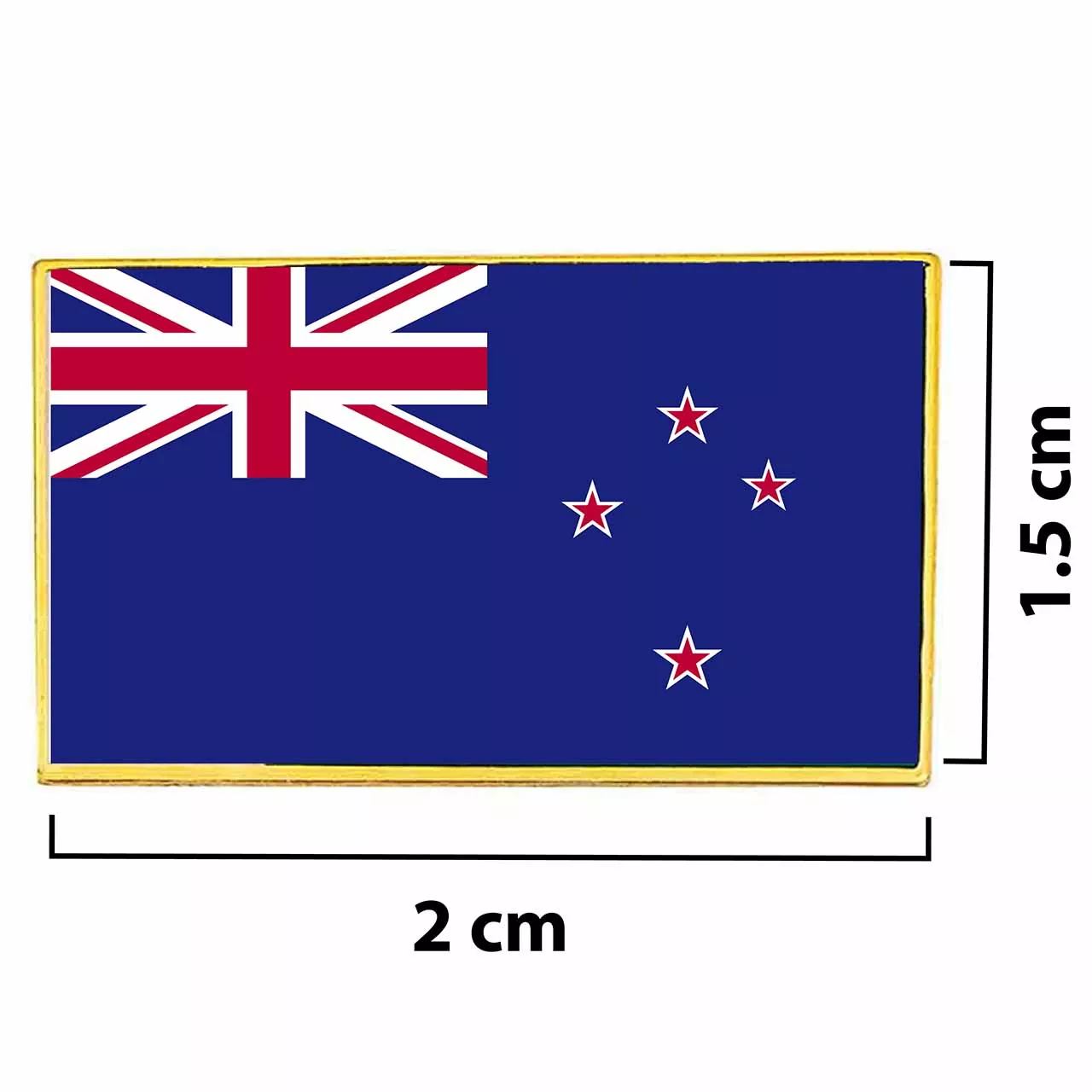 New Zealand Metal Flag Lapel Pin