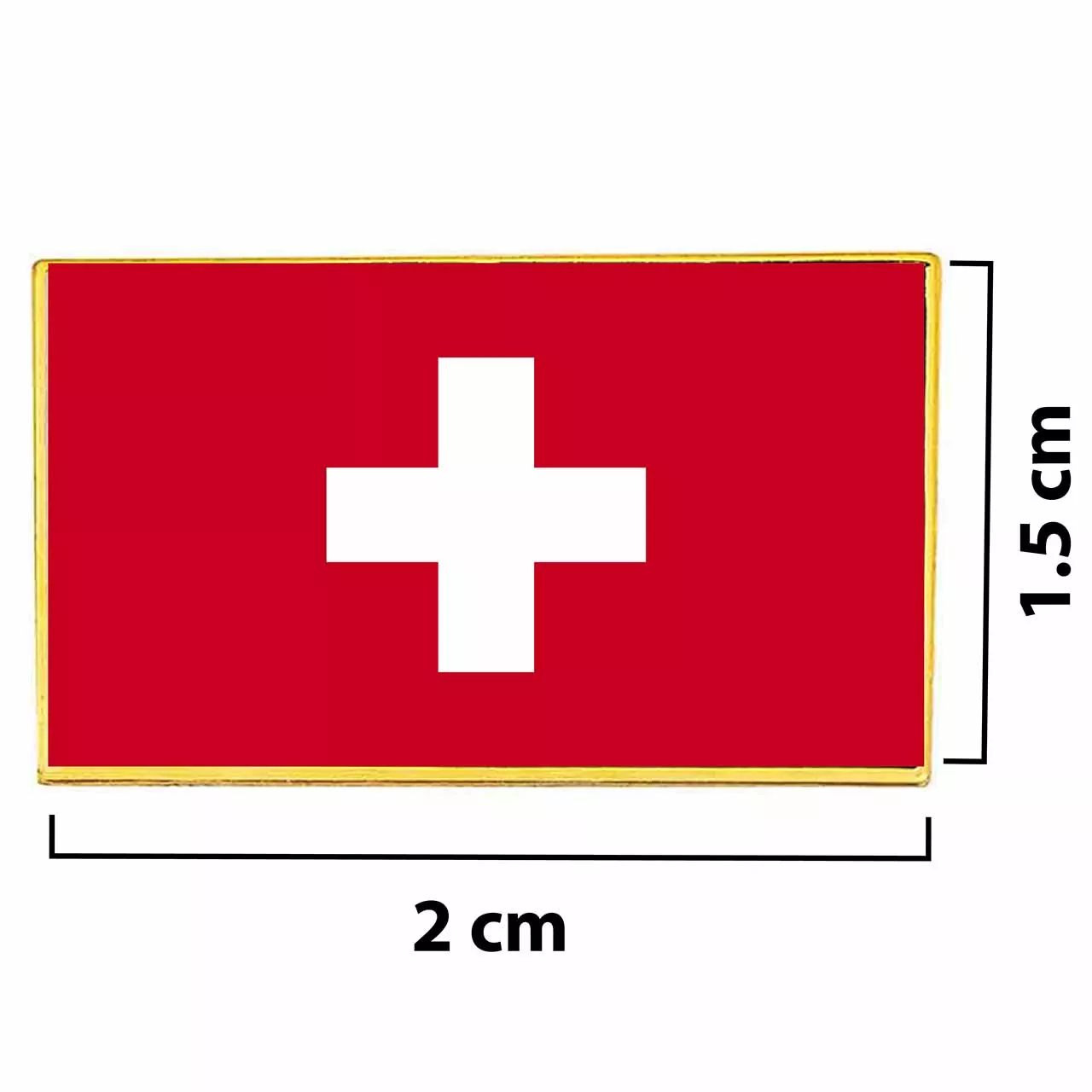 Switzerland Metal Flag Lapel Pin