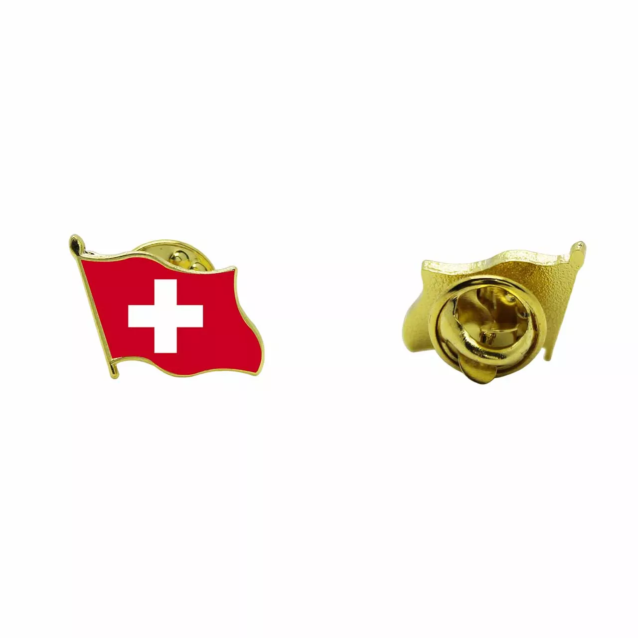 Switzerland Metal Flag Lapel Pin