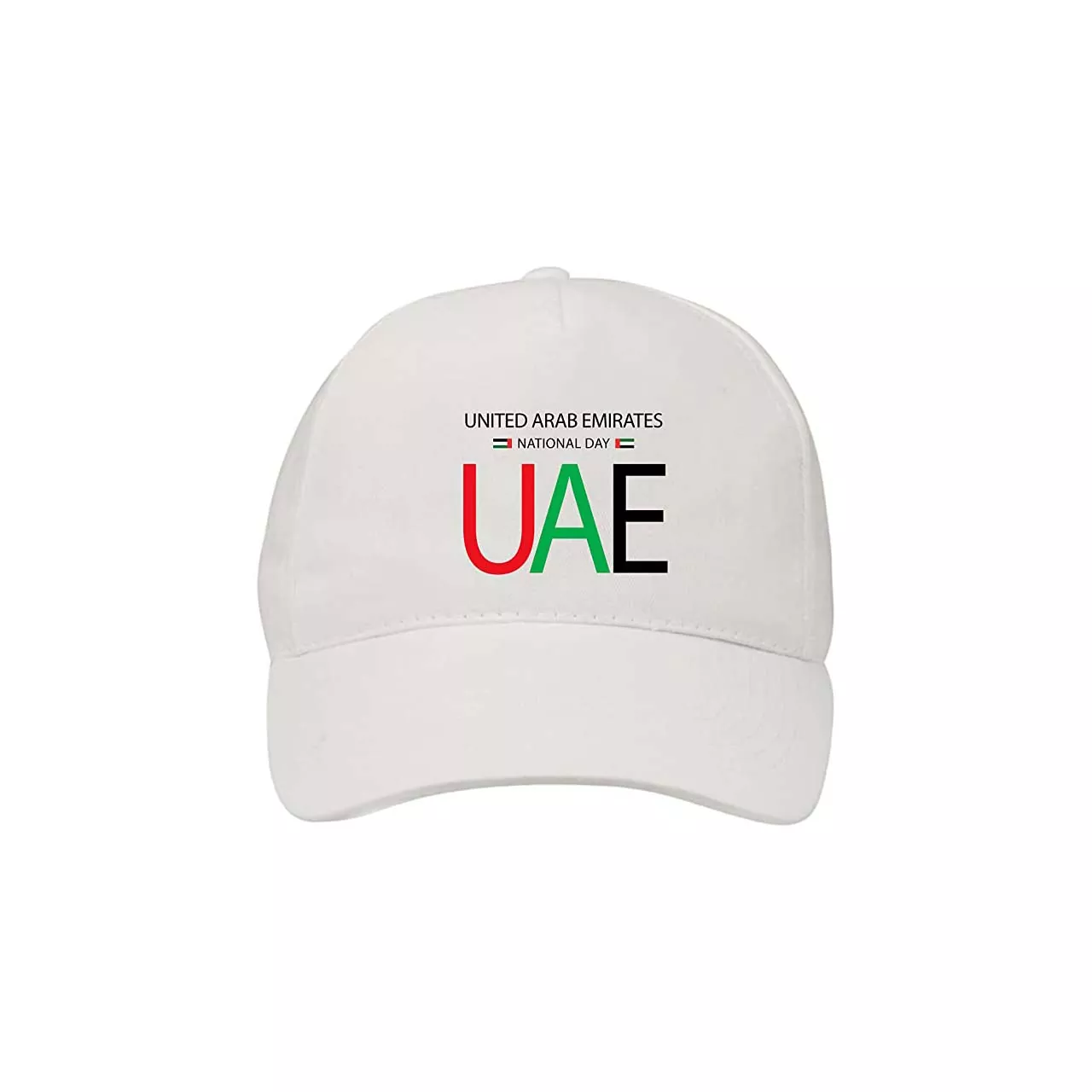 5 Panel UAE Caps White (Design 3)