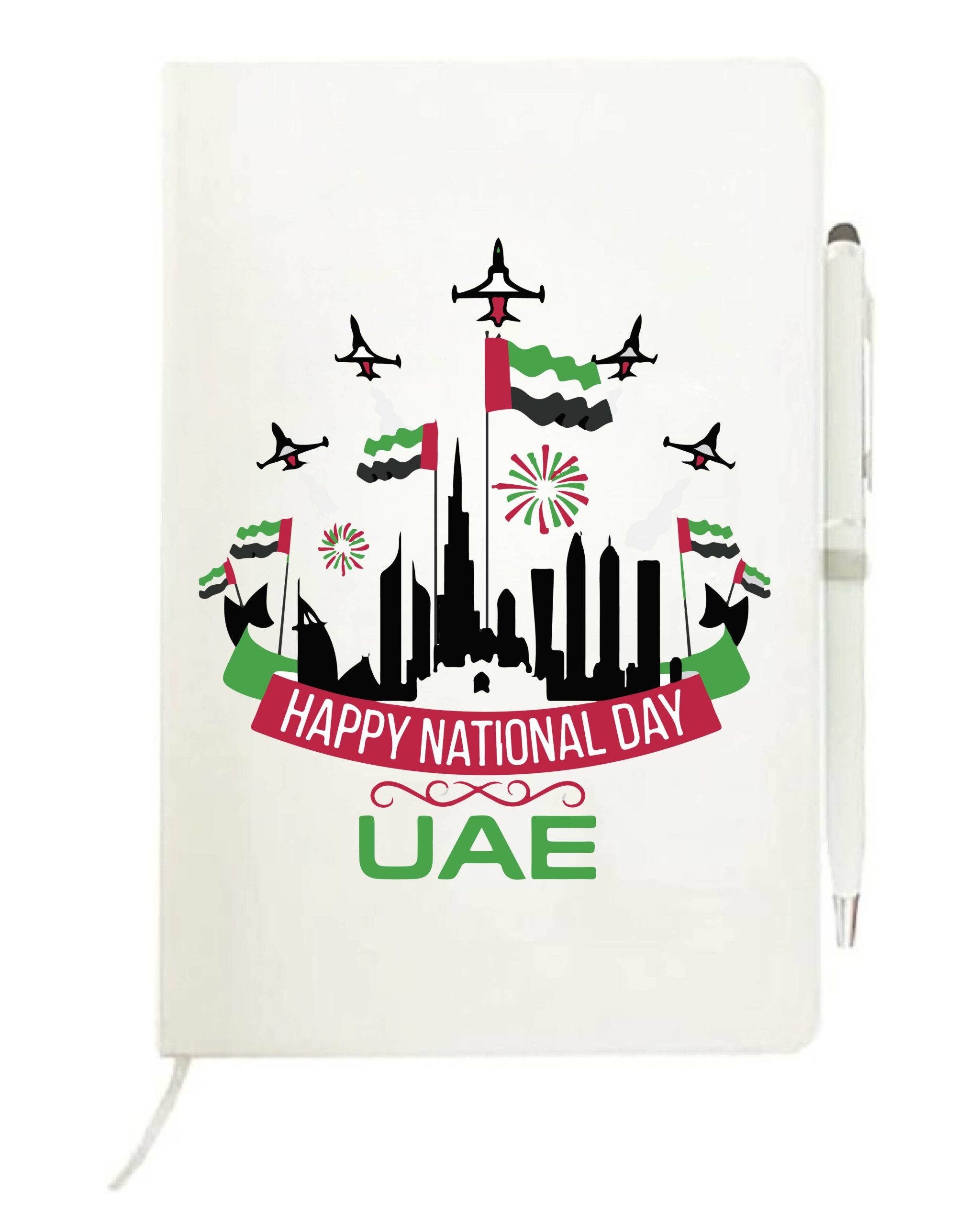 Uae national day Notebook design