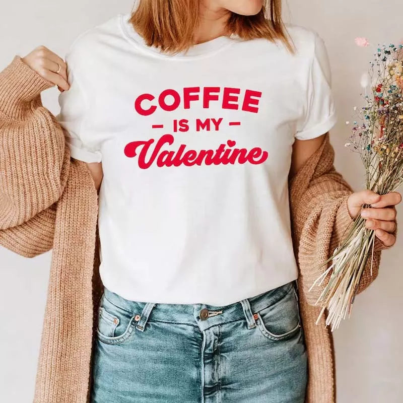 Coffee Lover Valentines Day Shirt