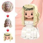 Luxury wedding dress custom bride wedding figurine
