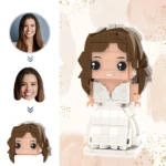 Wedding dress bride custom wedding figurine