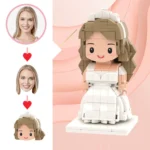 Wedding dress custom bride wedding figurine