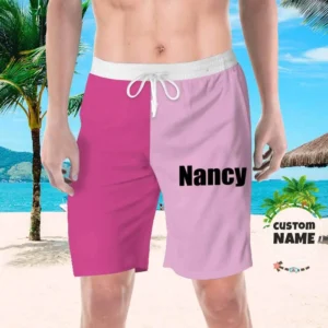 Personalized Beach Shorts Picture Swim Swimming Trunks Custom Swim Swimming Trunks with Name | Personalized Swim Trunk