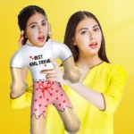 face-text-blow-up doll