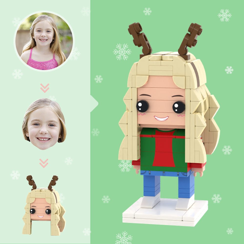 christmas-brick-figure-antlers-girl | Printshop4me christmas-brick-figure-antlers-girl