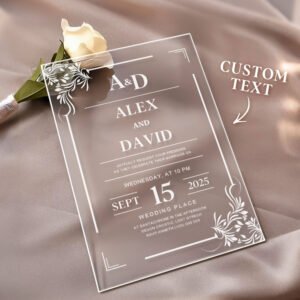 acrylic-wedding-invitation